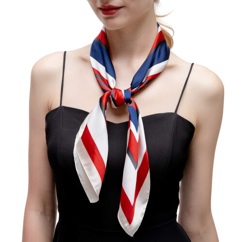 Polyester firkantet skjerf for kvinner 27,5 tommer 1