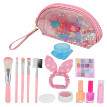 Kindermakeup-Set mit Aufbewahrungsbox, Spielzeug zum Verkleiden für Mädchen