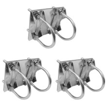 3X Soporte en U de Montaje Universal para Plato Starlink, Soporte de Abrazadera de Perno en U Pesado, Adaptador de Montaje de MáStil de Techo A Poste