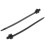 Nylon Push Mount Car Dome Cable Zip Tie, 162mm Length, 60 Pcs, Black 2