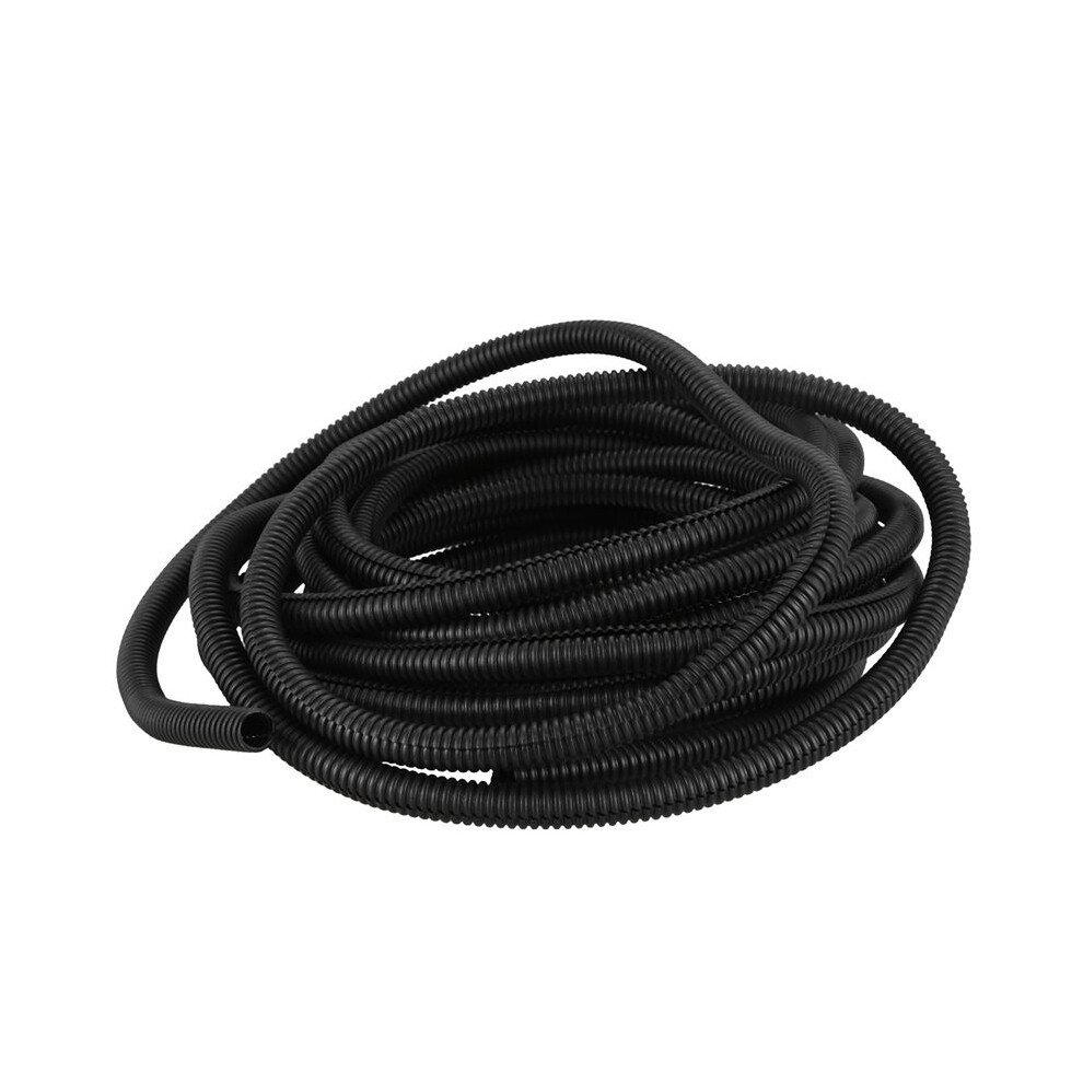8Pcs 25 Ft Split Wire Loom Conduit Polyethylene Tubing Black Color Sleeve Tube 6031166264108