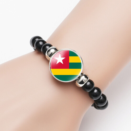 Acrecean Beaded Bracelet, Acrylic, Africa Countries 2