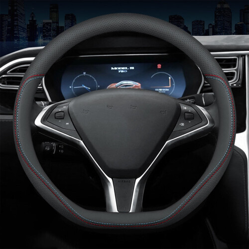 Car Steering Wheel Cover Universal 38cm D-Pattern 1