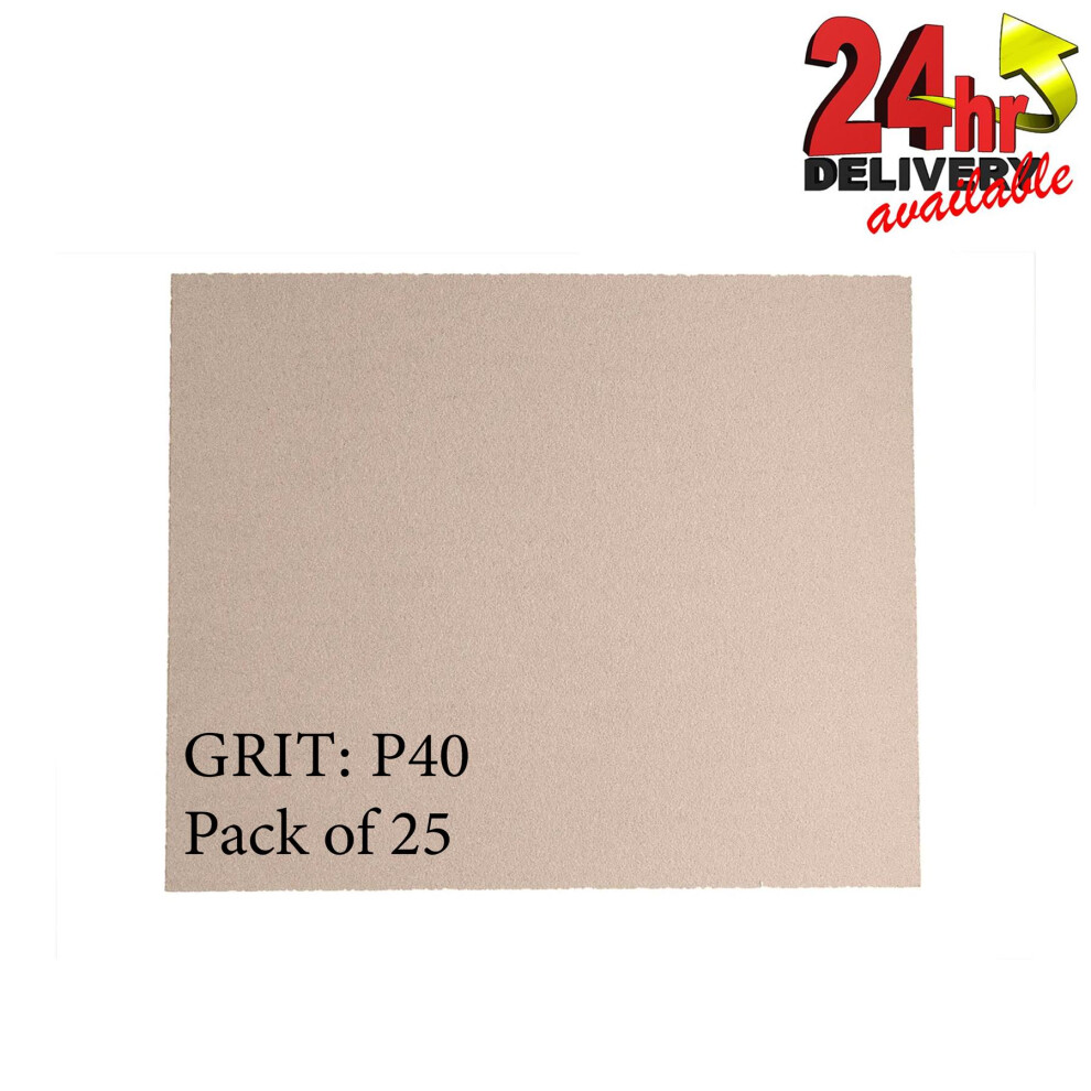 Mirka Basecut Sanding Sheets 230 X 280Mm P40 Grit Pack Of 25 Sand Paper Sheets 6416868869866