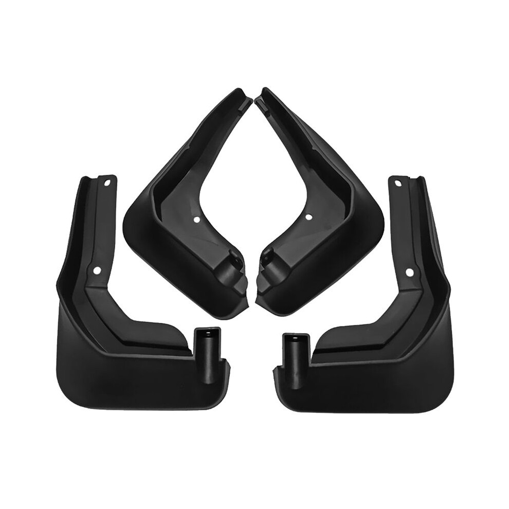 4Pcs Car Mudguard Mud Flaps Mud Guard For W205 Sport C-Class 2015-2020 C180 C200 C300 Black 6032653236752