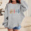 Girls Crewneck Sweatshirt Grey Long Sleeve Casual Pullover 2