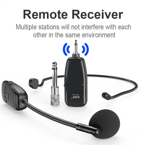 Wireless Headset Microphone for Voice Amplifiers Wireless Microphone Headset Wireless Microphone Headset for Teaching 1