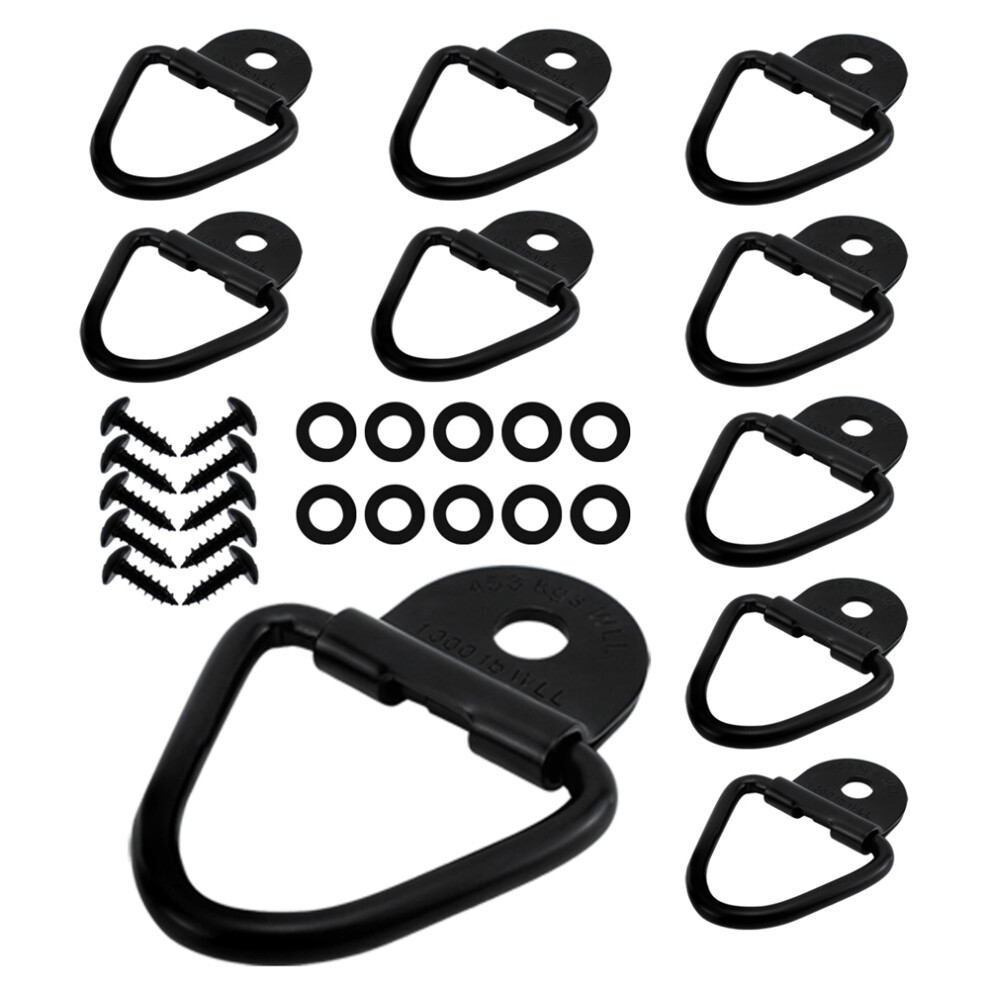 Cargo Tiedown Anchors, V-Ring 2Inch Diameter Steel V-Ring Bolt For Cargo Trucks Pickups Tiedown Anchor 6033949699800