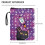 Polyester zipper pouch retro book cover for paperback 8