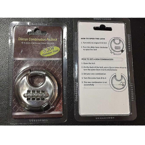 4 Digit Combination Security Padlock Warehouse Garage Locker - Heavy Duty 1