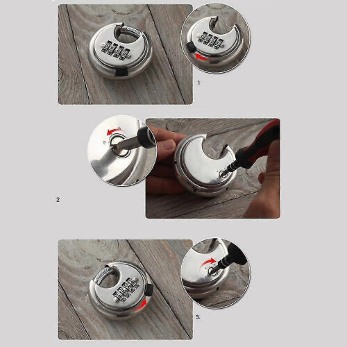 4 Digit Combination Security Padlock Warehouse Garage Locker - Heavy Duty 2