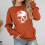 Κορίτσια Casual Oversized Pullover Hoodie με τσέπη και μακρύ μανίκι, χαριτωμένο, μπλουζάκι με 2
