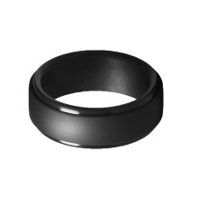 2pièces 8 mm Populaire Noir Hommes Silicone Cool Anneaux Femmes en Caoutchouc Anneau de Mariage Environnemental Anneau NO. 13