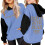 Oversize-Kapuzenpullover für Mädchen, langärmliges Sweatshirt, lässiges, einfarbiges Basic-Pullover-Oberteil mit Tasche 6
