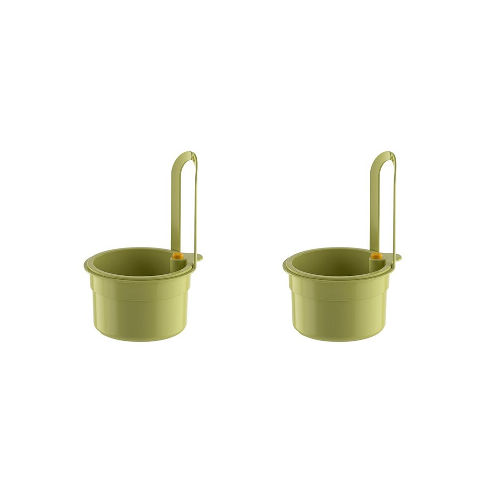 2X New Faucet Hanging Strainer,Kitchen Sink Drain Strainer,Press Automatic Dumping Kitchen Draining Basket Green 6034129074455