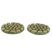 12 PCS Diamond Floor Polishing Pads Resin Bond Terrazzo Floor Diameter 4 Inch, 800 Grit