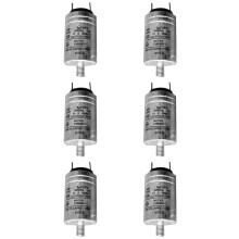 6X Dishwasher Parts Aluminum Housing Capacitor MKP-3UF 450VAC