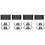 2X Universal Computer Water Cooler Tube Pipe COMB Arrange Fixed Buckle Clip PC DIY Accessory  Clips Black 2