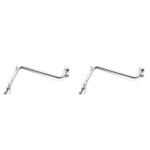 2X New Heater Outlet Pipe 17880-65J00 for Grand Vitara SX4 2.0L 2006+ 1788065J00 Metal HTR Outlet Hose