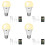 4X  RGB USB LED Bulb - Rechargeable, Dimmable  Bulb E27 with Timing Cordless Battery Operated Light Bulb 1
