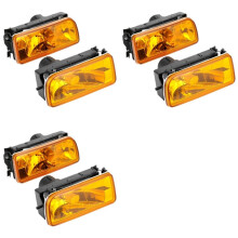 E36 Fog Lights for - M3 (E36) 3 Series 1992-1999 Fog Lamps Replacement Assembly 3 Pair (Yellow Lens)
