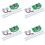 4X Dual Spray Atomization Module USB Luftfuktare Driving Circuit Board Atomization Experimentell Utrustning Ultraljud 1