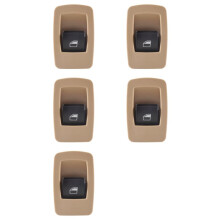 5X Car Beige Passenger Side Front/Rear Window Lifter Button for - E90,E91,323I,325I,328I 61316945876