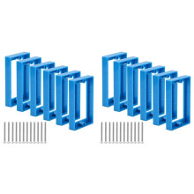 12 Pcs 1/2inch Single Gang Receptacle Outlet Box Extenders, with Screws, Electrical Outlet Extender for Electrical Box