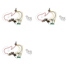 3X Guitar Pre-Wired Harness, 3 Way Blade Toggle  1V1T 500K for Electric Guitar