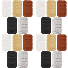 400Pcs Faux Leather Tags for Clothes Handmade Gift Handcraft Faux Leather Labels DIY Sewing Tags Garment Accessories