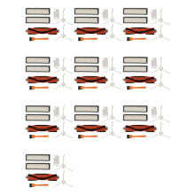 10X for D9 Robot Vacuum Cleaner Replacement Accessories Main Brush Side Brush HEPA Filter Spare Parts