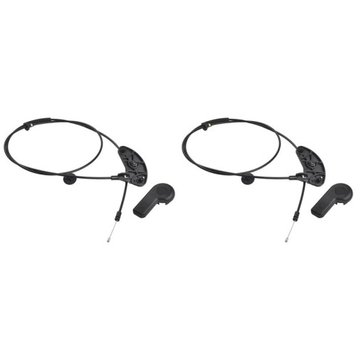 2X Hood Release Cable for  Focus C-Max Hood Control Cable Strap Handle CV6Z16916A CV6Z-16916-A