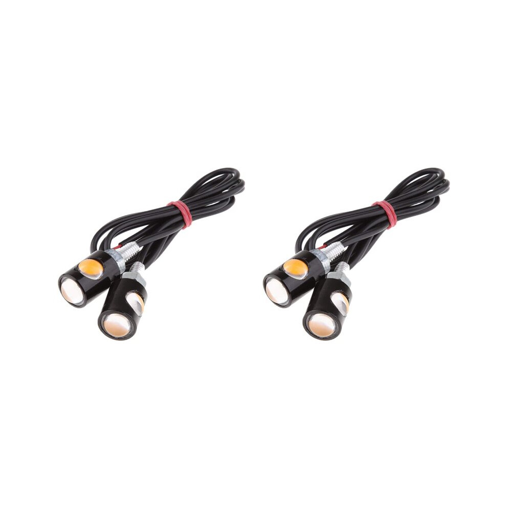4X Turn Signal For Motorcycles Turn Signal Motorcycle Turn Signal 12V Universal Indicator Light/Amber 6032391571238