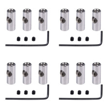 12Pcs Motor Axle 3.17mm to 5mm Change over Shaft Adapter Sleeve for RC Model Car Boat Plane 3650 550 540 Motor