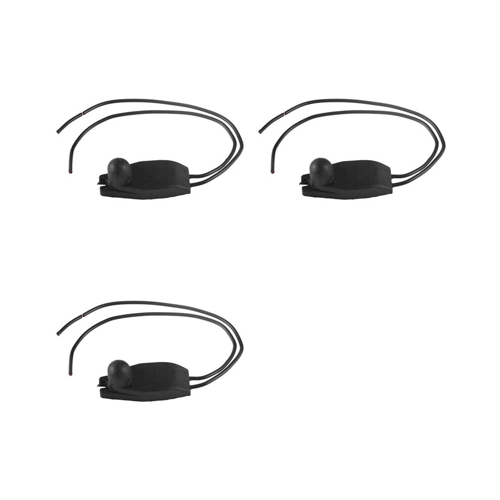3X Car Outside Outdoor Transit Air Temperature Sensor 6445F9 For 206 207 208 306 307 407 For C3 C4 C5 C6 Black 6033335571956