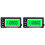 2X LCD Digital Hourmeter Tachometer Engine Thermometer Replaceable Clock for Motorcycle ATV Marine Boat Gasoline Engines 1
