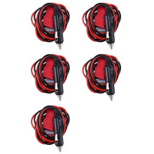 5X 12V Power Cord Cable Cigarette Lighter for TM-241/261/281 for for FT-8800R/8900R