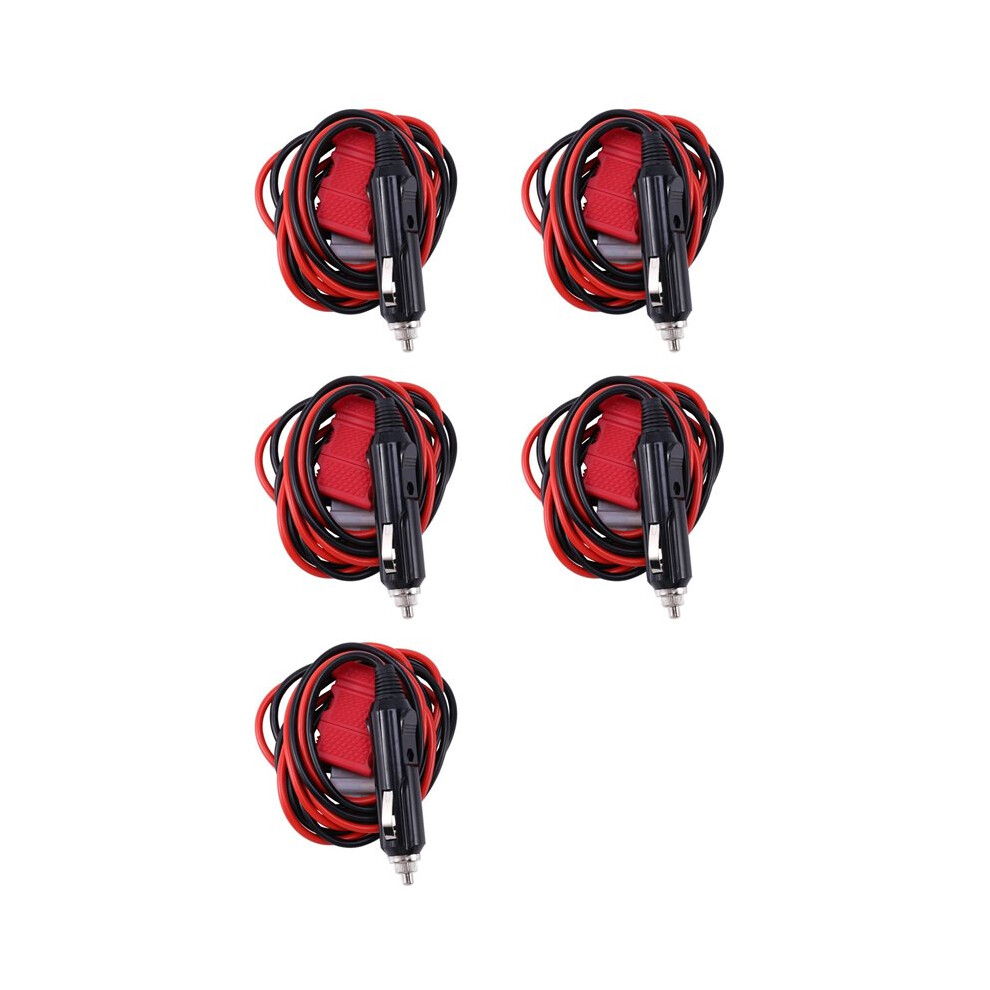 5X 12V Power Cord Cable Cigarette Lighter For Tm-241/261/281 For For Ft-8800R/8900R 6032578975965