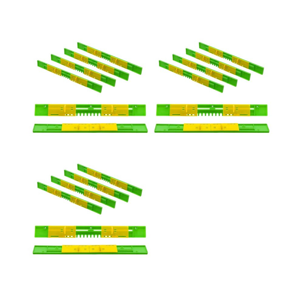 Semoic 18 Pack Beehive Entrance Reducer, Bee Hive Mouse Guard 8 Frame,12.5Inch Plastic Beehive Sliding Mouse Guards