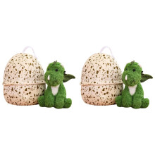 2X Dinosaur Stuffed Animal Toys with Dinosaur Egg,Plush Toys for Boys Girls Baby Kids Toddlers