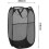 Foldable laundry basket [2 sets], pop-up mesh laundry bag, foldable laundry basket with handle, black- 4