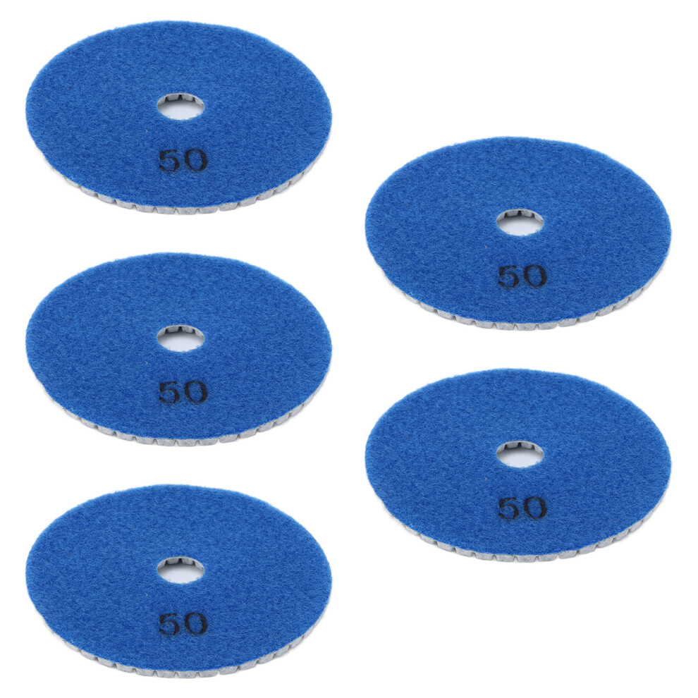 Diamond Wet Pads 4Inch 50 Grit For Stone & Tile Polishing Soft Grinding Kit 7891391418139