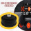 3pcs 25mm/1Inch Air Compressor Noise Reducer Silence Filter,Plastic Shell Round Muffler Filter 4