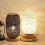 Vine rope bedside lamp and wooden bracket (beige)- 5