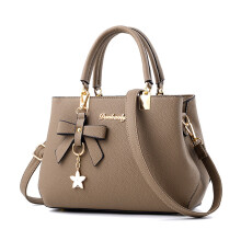 Tote tas met afneembare schouderriem, modieuze en duurzame crossbodytas met meerdere compartimenten van PU-leer, handtas met handvat en ritsvak.
