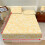 Full Size Fitted Sheet Set with 2 Pillowcases Creamy Yellow 6