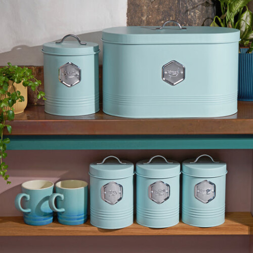 Cooks Professional Cooks Professional 5 Piece Kitchen Storage Set | Blue / Silver 1