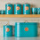 Cooks Professional Cooks Professional 5 Piece Kitchen Storage Set | Teal / Copper 2