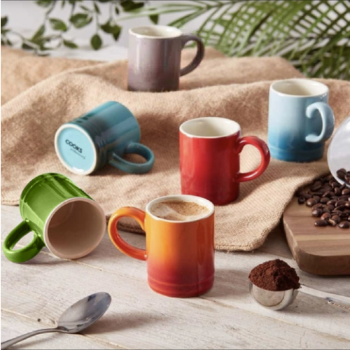 Cooks Professional Cooks Professional 6-Piece Multi Colour Espresso Cups 100ml 1