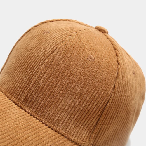 Unisex καπέλο μπέιζμπολ από κοτλέ Vintage μονόχρωμο ρυθμιζόμενο καπέλο φορτηγού για 1